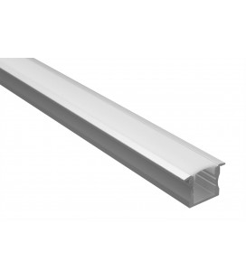Profilé LED aluminium corniche encastrable - Diffuseur transparent -  ®