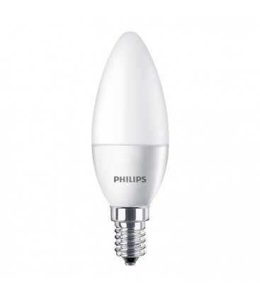 Ampoule LED E14 Philips - CorePro LED 5,5-40W Dépolie - Blanc Chaud