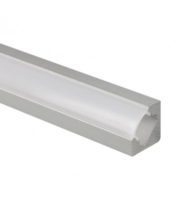 Profilé LED d'angle - Série V19 - 1,5 mètre - Aluminium