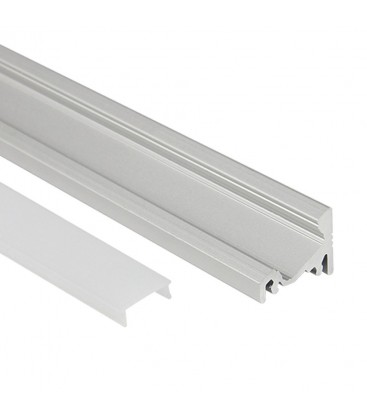 Profilé LED aluminium blanc d'angle